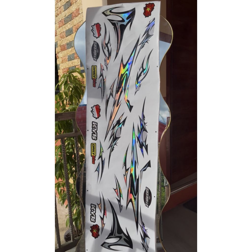 Click V3 Chrome and Holographic Latest Design | Shopee Philippines