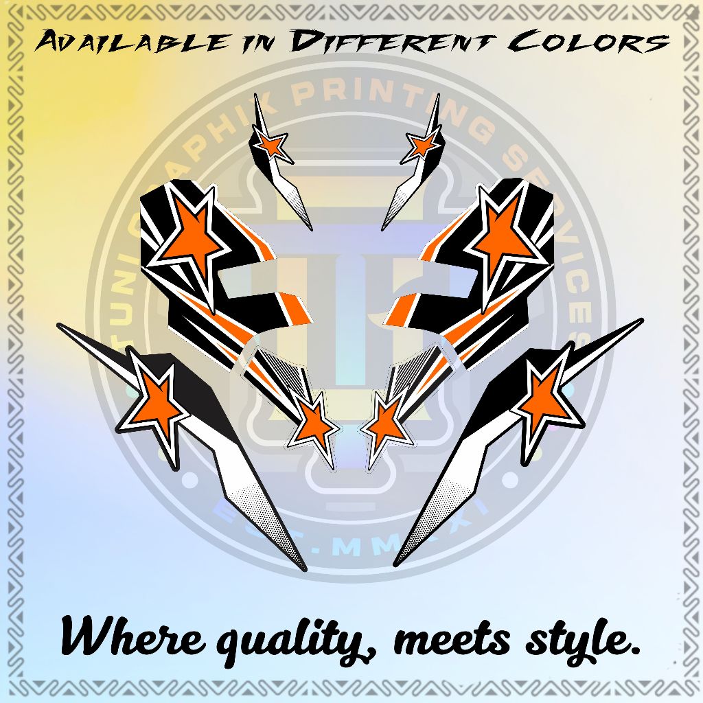 HONDA CLICK 125i V3 ALPHON STAR NEW DECALS W FREEBIES | Shopee Philippines