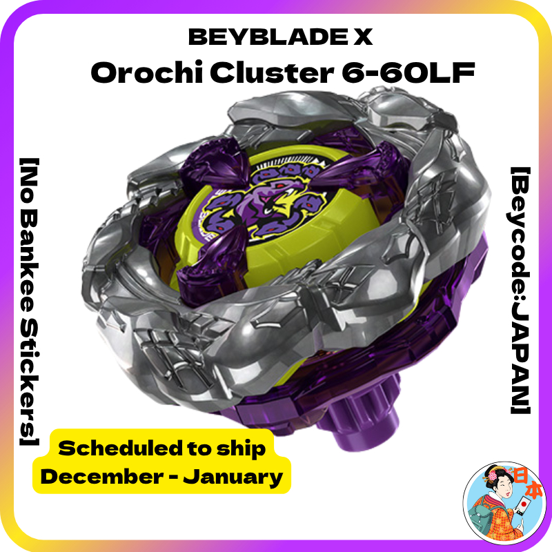 スポーツトイ・アクショントイ Orochi Cluster 6-60LF JapanLimited Ver. BEYBLADE X Orochi Cluster 6-60LF [No Bankee] [Beycode:Japan
