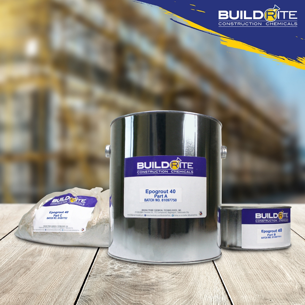 BUILDRITE CONFIX GROUT40 Epoxy Resin Based Grout 8kg Gal set | Shopee ...
