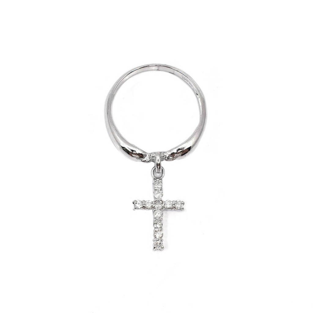 PT Platinum Made White Lady Ring with Diamonds | Shopee Philippines