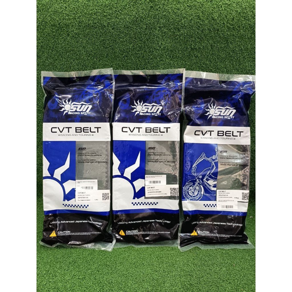 SUN CVT BELT RACING AND TOURING FOR NMAX YAMAHA/M3/MIO SOULi125/CLICK ...