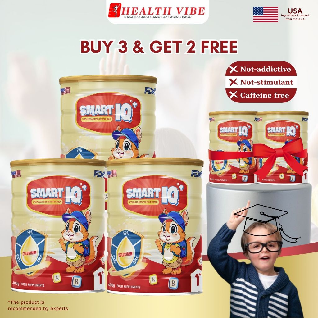 [ BUY 3 GET 2 ] Smart IQ Plus Milk Nutritional for ASD Level 1 – Brain ...