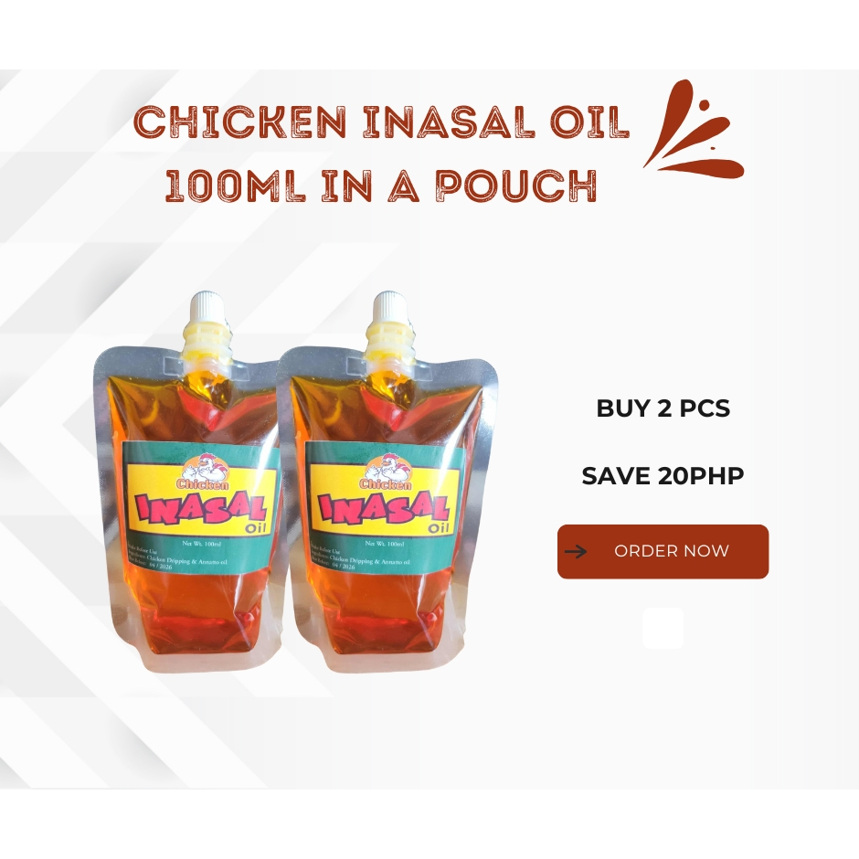 CHICKEN INASAL OIL 10OML IN A POUCH BUY 2 PIECES SAVE 20PHP | Shopee ...