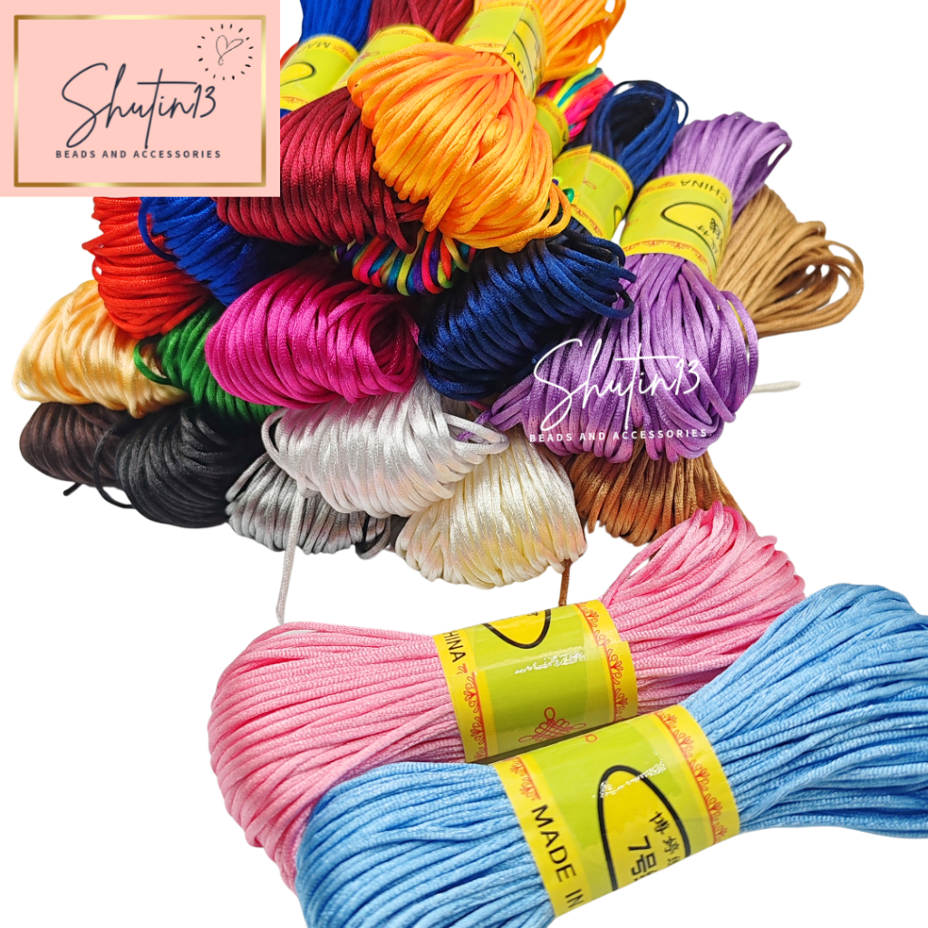 Shutin13 1.5mm 20 Meters China Silk Cord Chinese Knot Cord Thread for ...