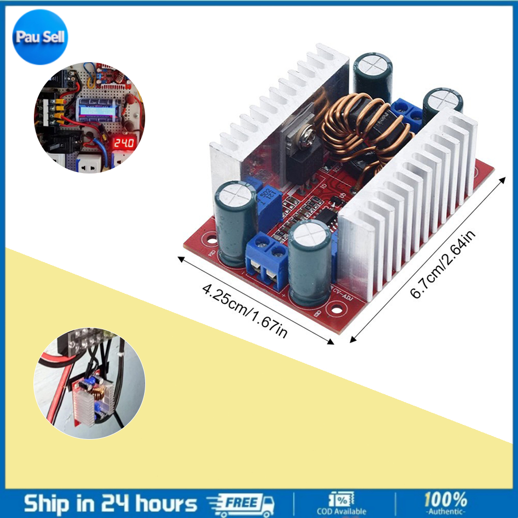 DIY DC 400W Electric Boost Converter Module 8.5-50V to 10-60V Step Up ...