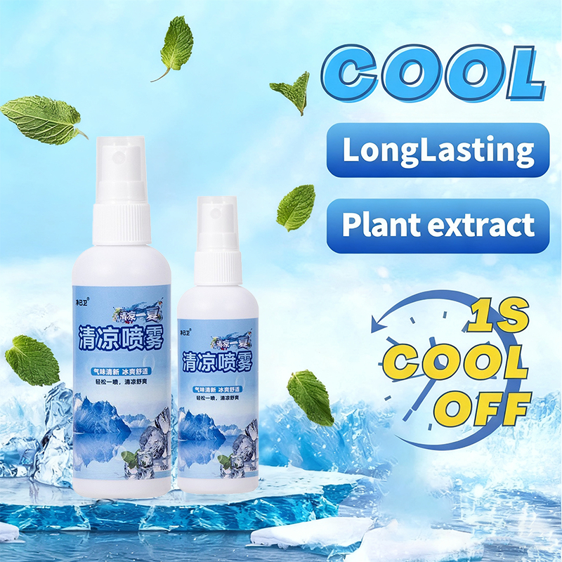 Cooling Spray 100ML Cooling Spray Prevent Heat Stroke Cool Spray Body ...