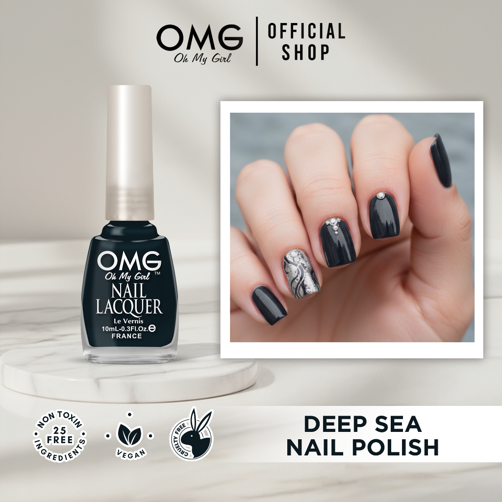 OMG Nail Lacquer 10ml - Deep Sea | Shopee Philippines