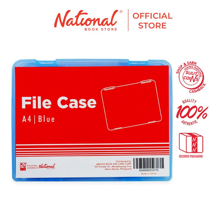 Best Buy File Case ZS-A03S A4 Double Lock, Blue | Shopee Philippines