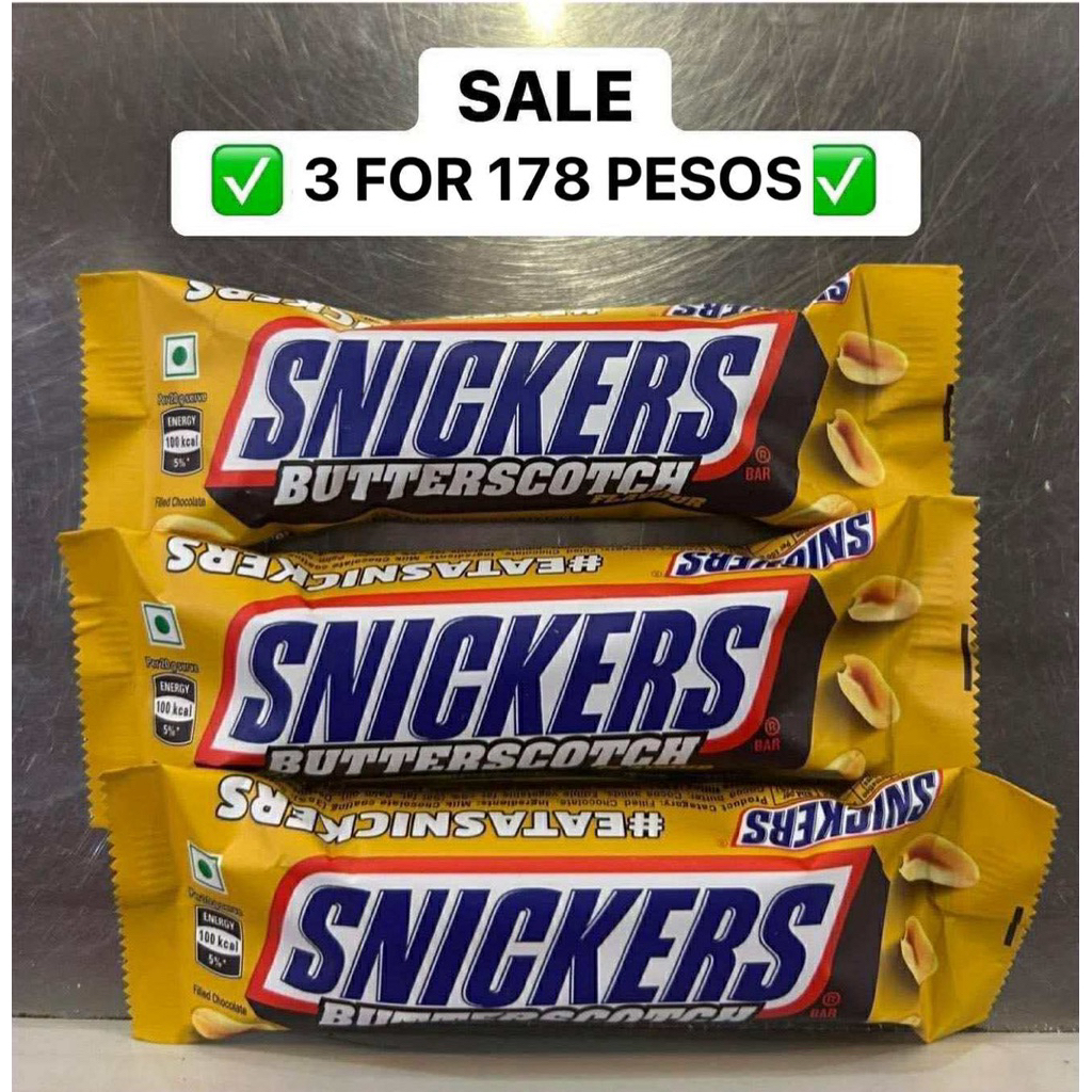 SALE 3 pcs Snickers Full Size Bars 45g /or 2+1 Bundle w/Crisper Bar ...