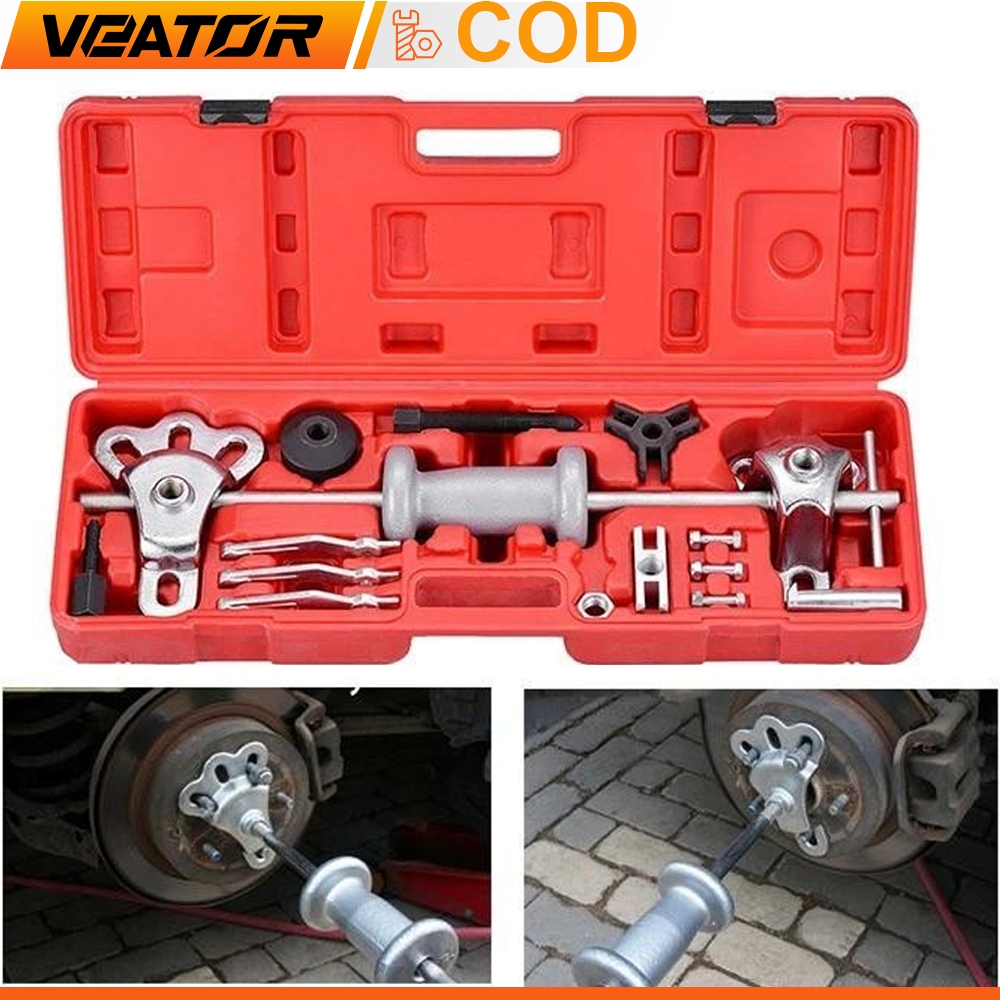 19pcs Axles Slide Hammer Puller Set 2/3 Jaw Internal/External Puller ...