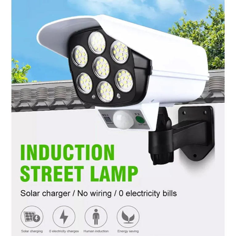 CCTV Solar Light Motion Sensor Surveillance Virtual Camera lamp ...