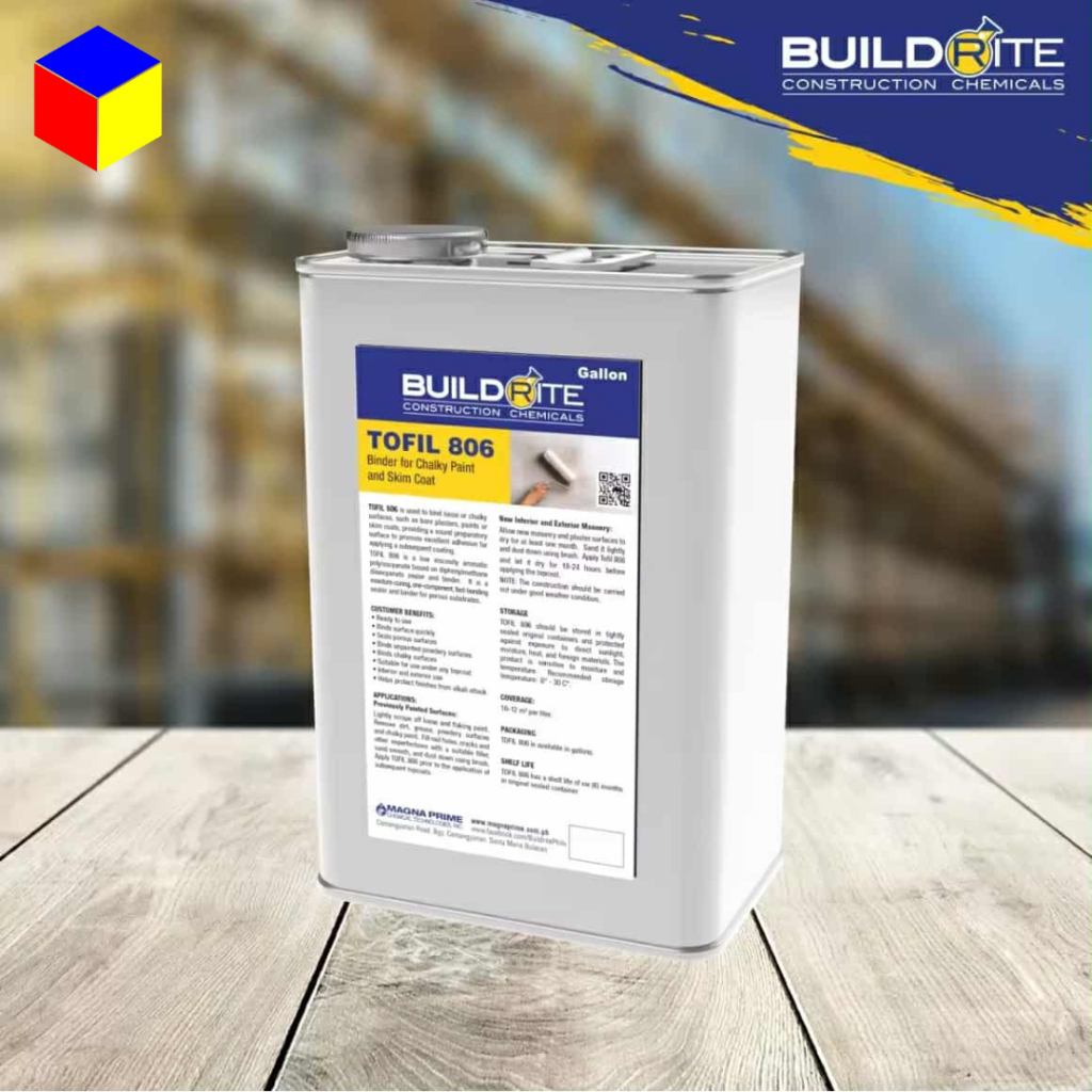 Buildrite Tofil 806 (3.785L) Binder for Chalky Paint & Skimcoat (Actual ...