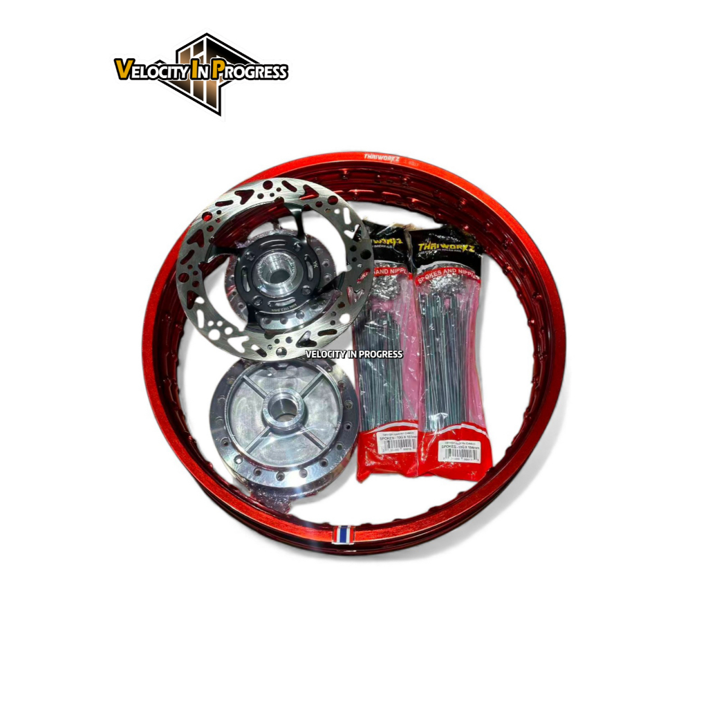 Thaiworkz rim set Wave/Xrm/Rs 125 with Rotor disc 4holes bowl type ...