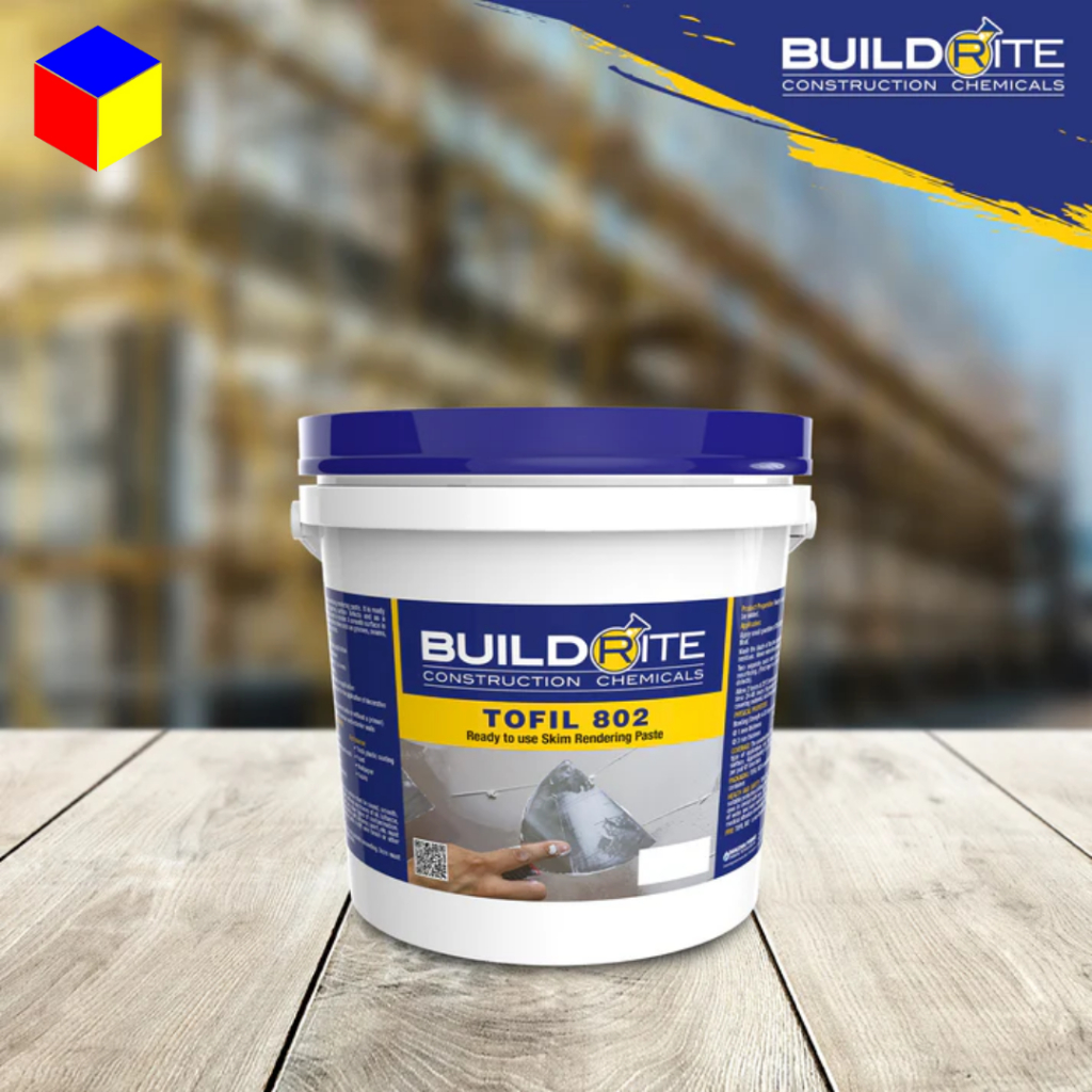 Buildrite Tofil 802 (5kg) Ready to Use Skim Rendering Paste (Actual ...