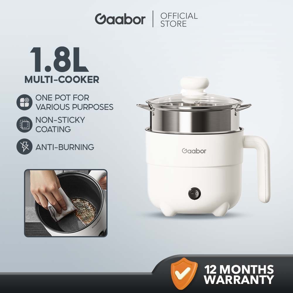Gaabor Mini Rice Cooker Integrated Functions for Rinsing Stewing and ...
