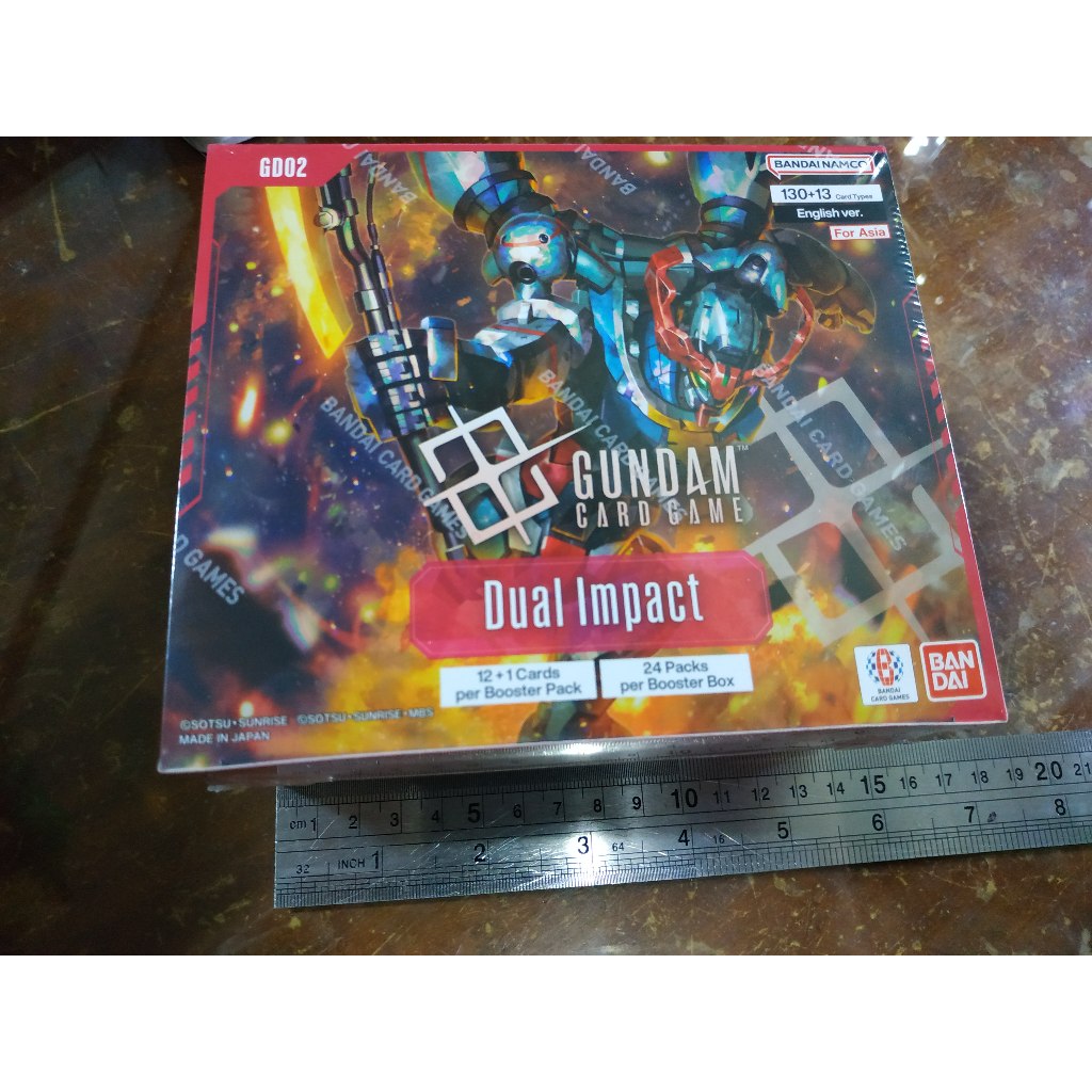 gundam tcg booster box gd02 TCG: GD-02 Dual Impact (24 Packs)  Magic Chest showcasing plenty of debuting Mobile Suits and Pilots in their GCG format Bandai Gundam Card Game Booster