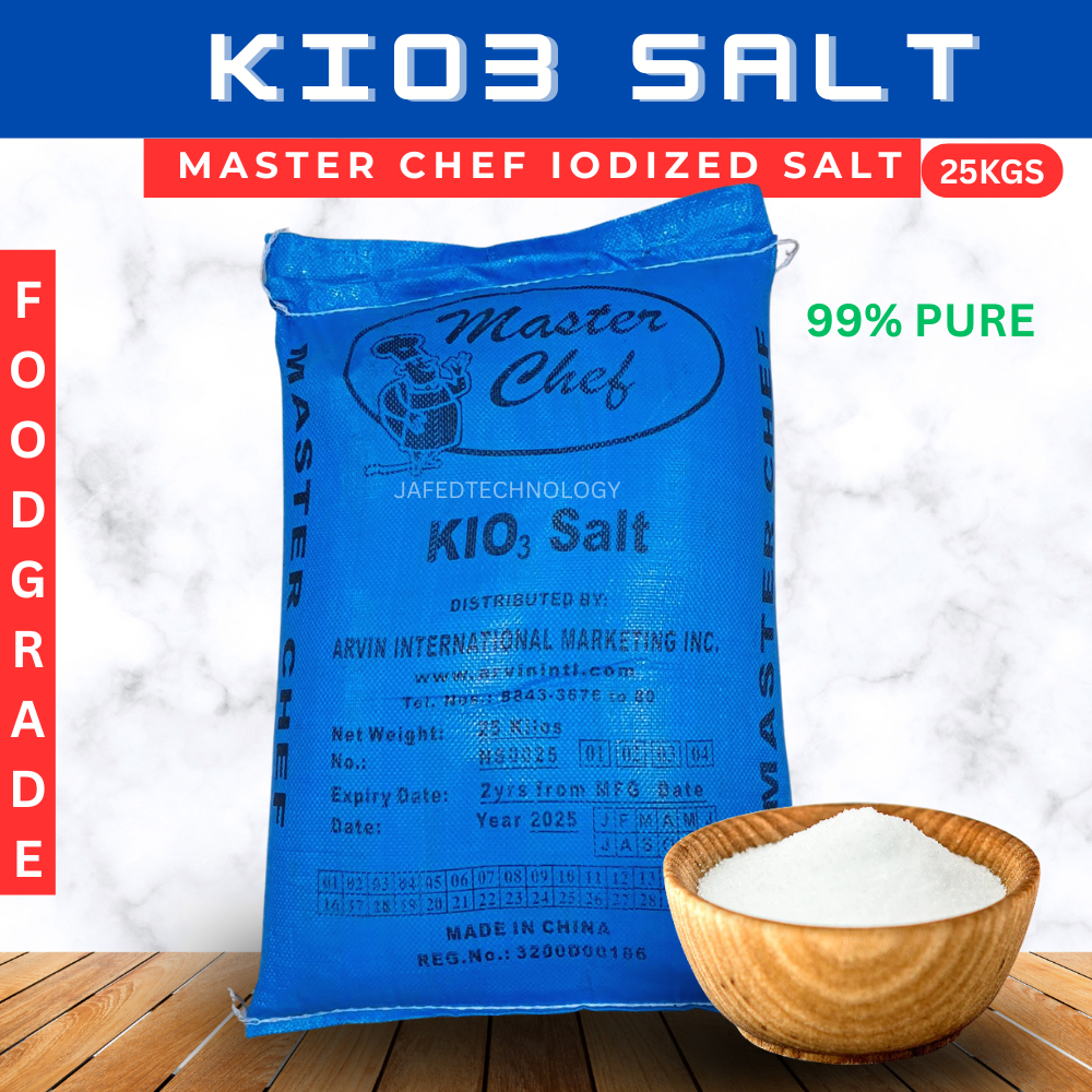 Master Chef KIO3 Salt Iodized Salt Fine Granules 25kgs | Shopee Philippines