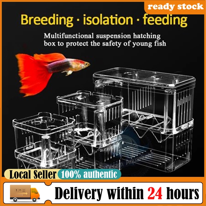 Isolation Box for Aquariums Isolation incubator Hatching box Acrylic ...