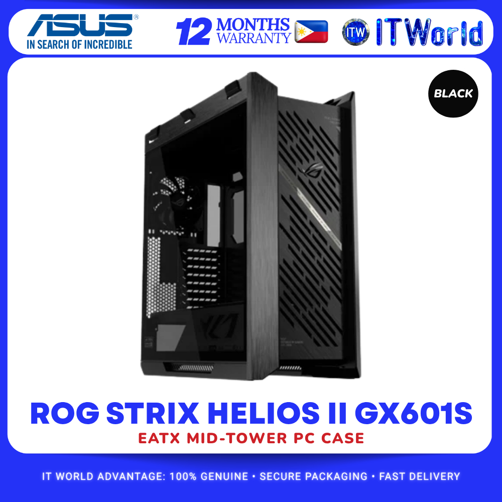 ASUS ROG Strix Helios II GX601S EATX Mid-Tower PC Gaming Case itw ...