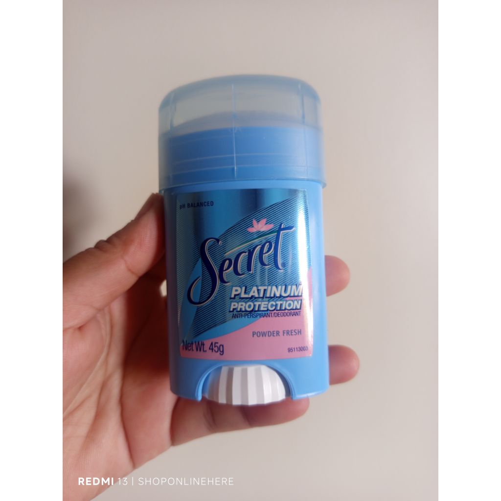 Secret Deodorant Stick Platinum Protection - Powder Fresh | 45g ...
