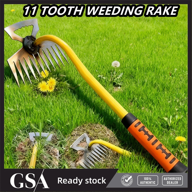 11Teeth Weeding Uprooting Tool Multi Purpose Kalaykay Garden Grass ...
