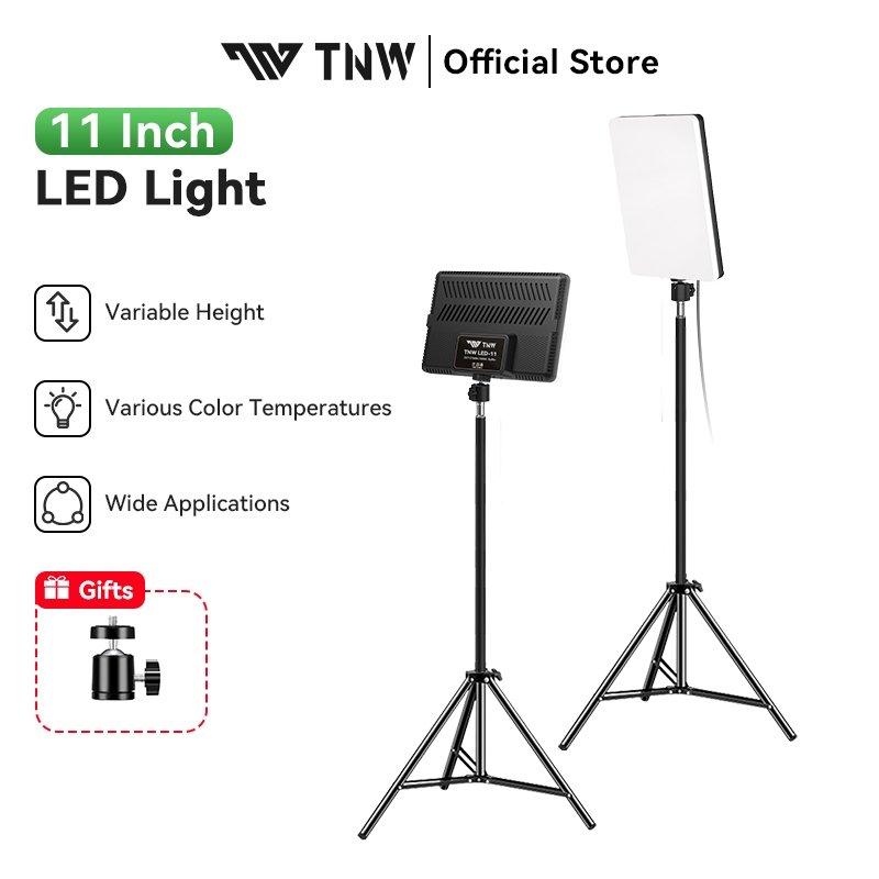 TNW 11 inch LED Video Photography Panel Light Lamp Studio Lighting With ...