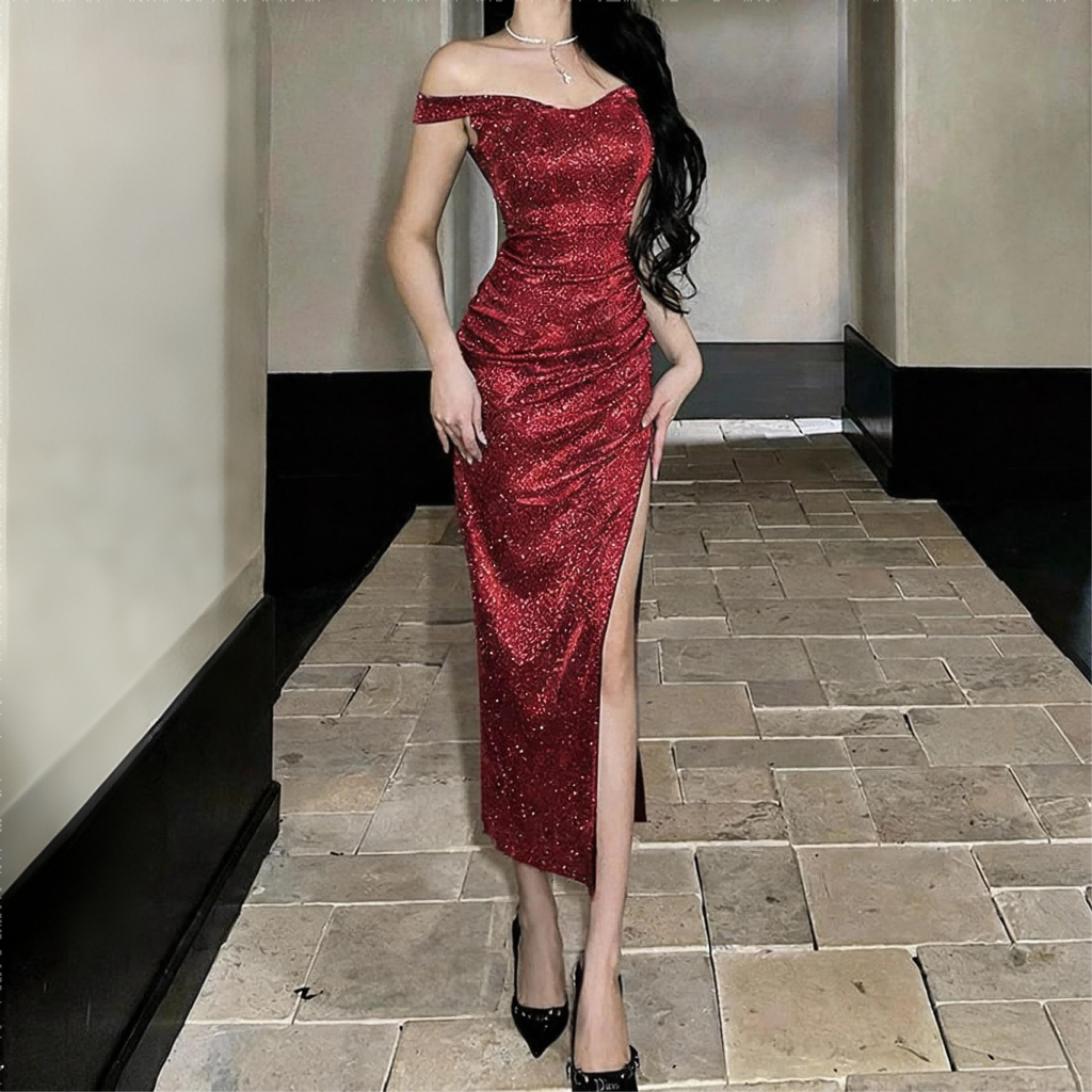 open lace back dress Amazon.com: Oligage Sexy Chinese Style Dress Womens Slim Party Evening Long  Cheongsam Marriage Gown Luxury Wedding Qipao Fashion Clothes (Color : Dark  Red main image 1
