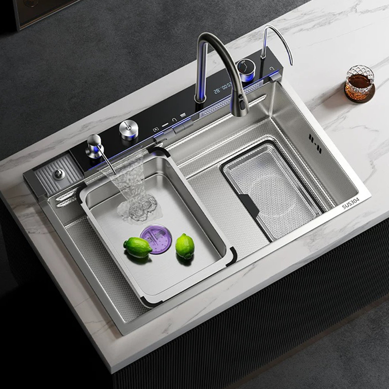 SUS 304 Millet grain embossed nano sink Kitchen Lababo Stainlessl Steel ...