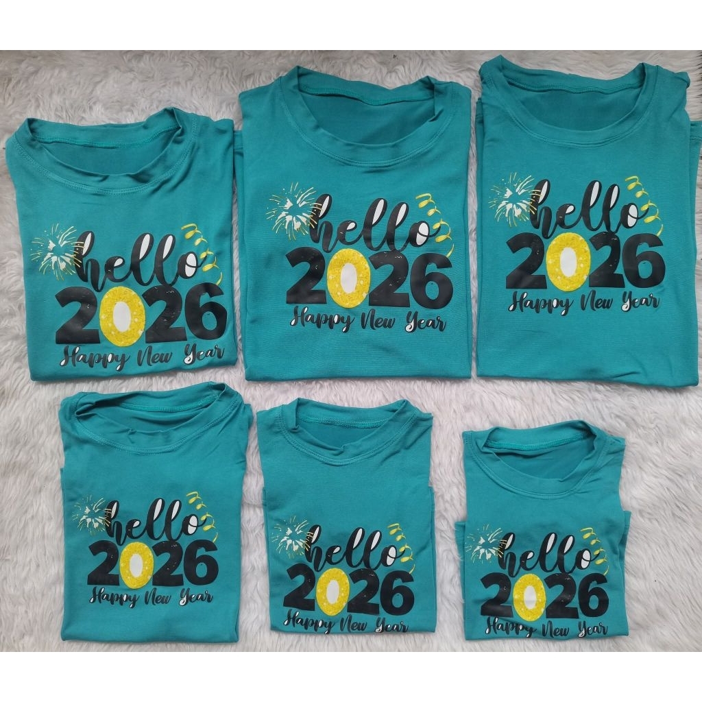 Color of the Year 2026 Transformative Teal New year Tshirt for Family ...