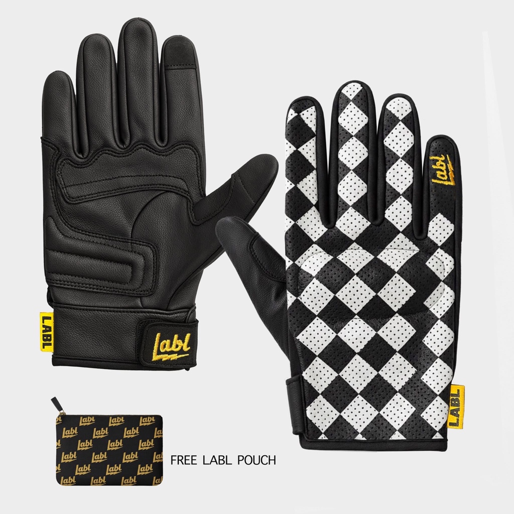 LABL Authentic Checkered Gloves | Shopee Philippines
