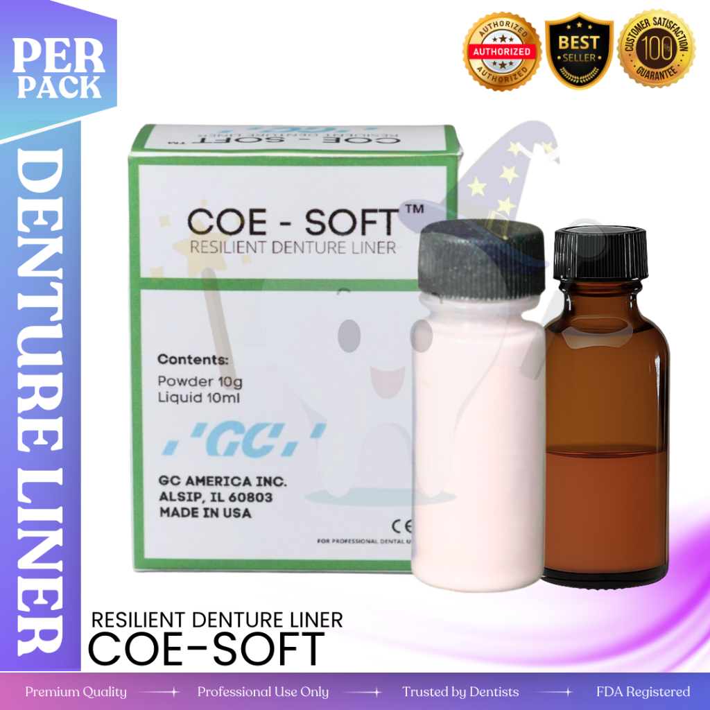 COE-SOFT Resilient Denture Liner – Soft Relining | Shopee Philippines