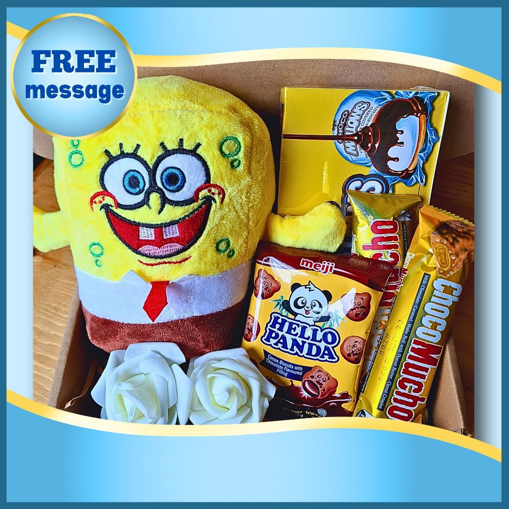 yellow spongebob treatbox gift for sponge bob fan | Shopee Philippines