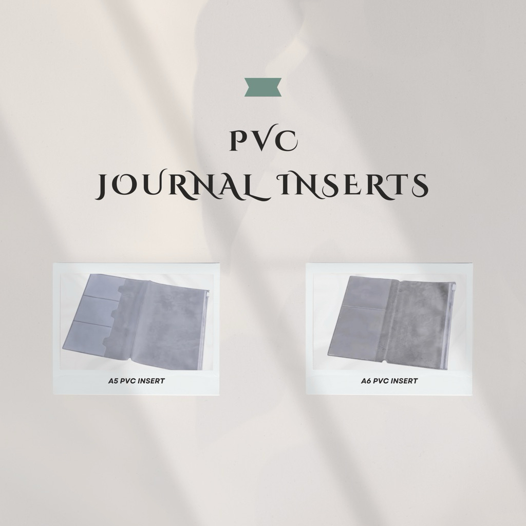 PVC Inserts for Leather Journal/Folio | Shopee Philippines