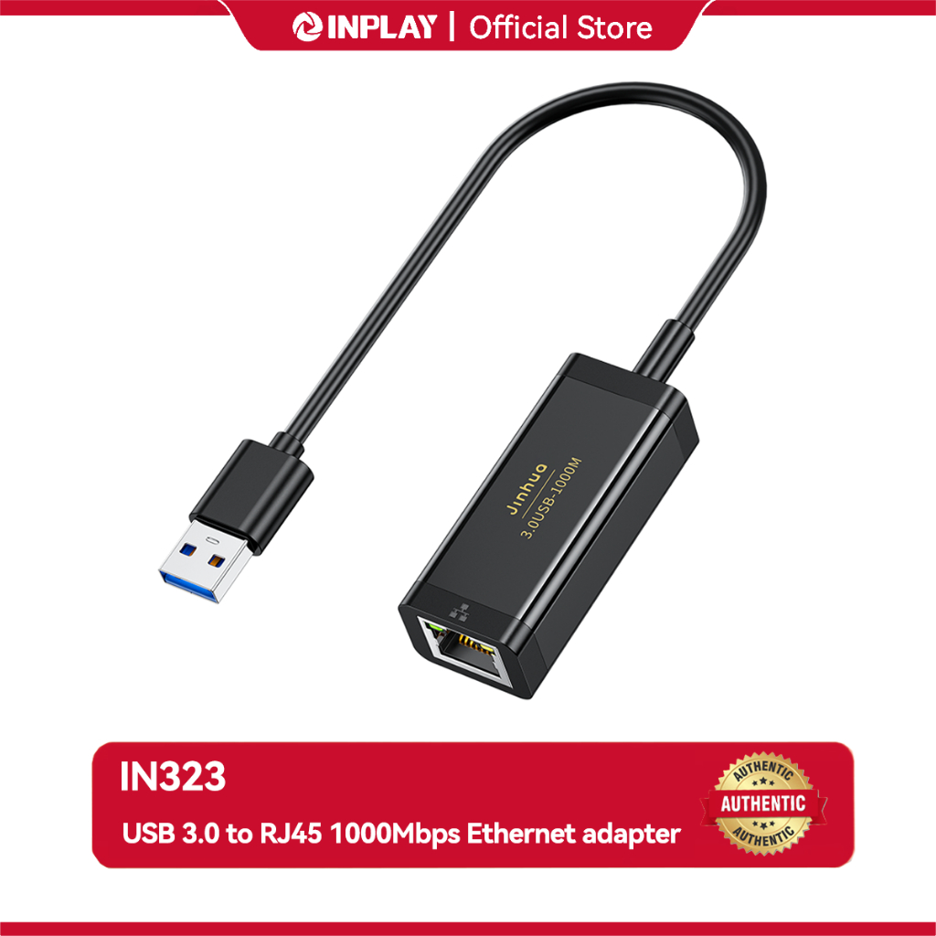 Jinhua 100M/1000M USB 3.0 Ethernet adapter USB to RJ45 Gigabite ...
