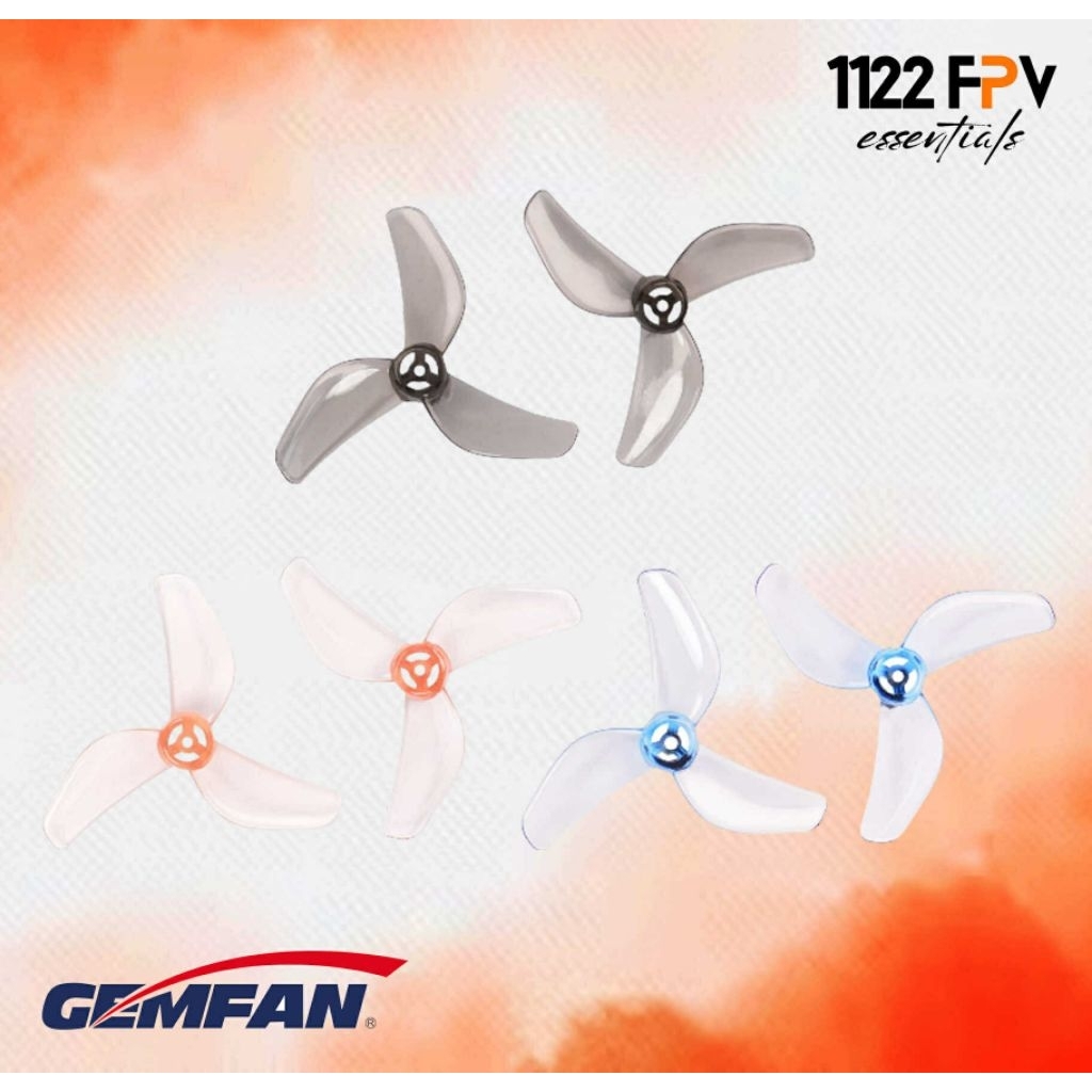 Gemfan 31mm 1207 1mm shaft (4CW 4CCW) micro drone propeller | Shopee ...