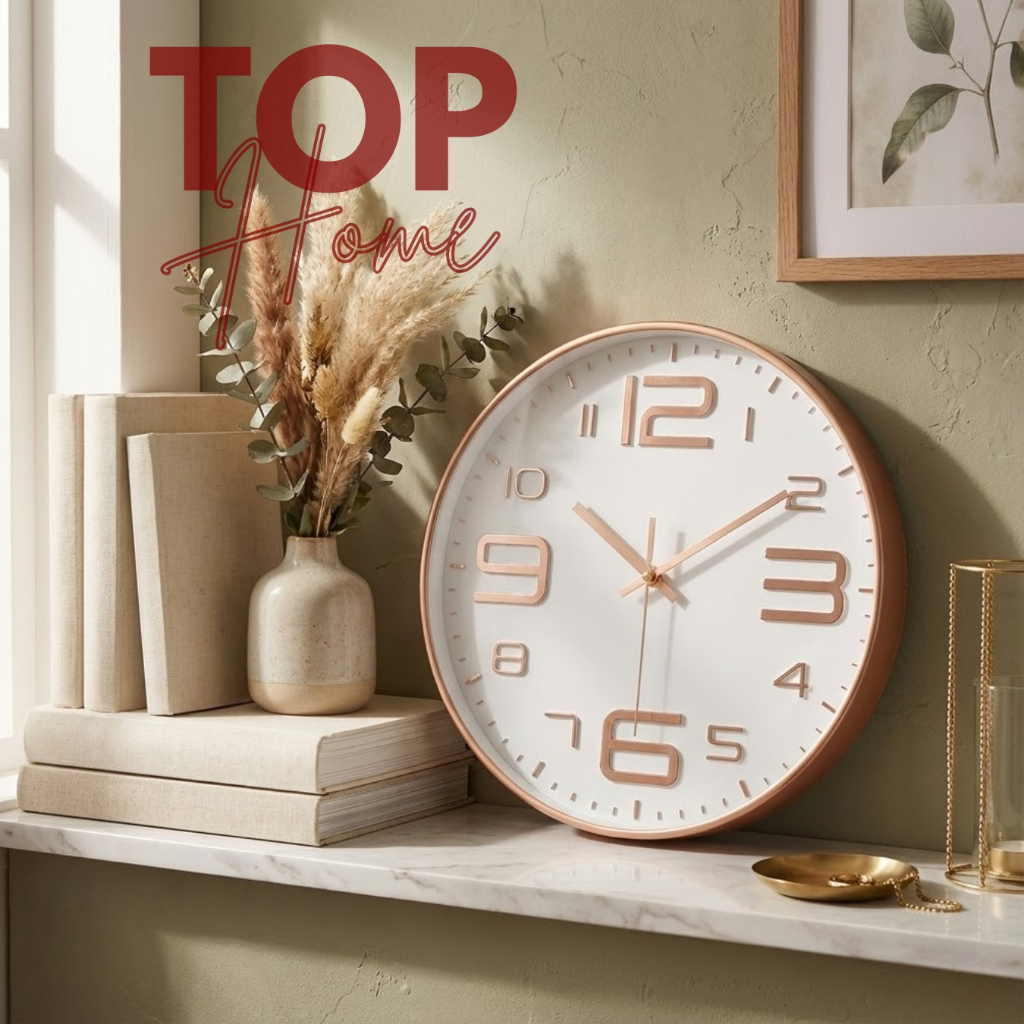 TOPO HOME PH 2026 New 8inches Minimalist Elegant Nordic Design Silent ...