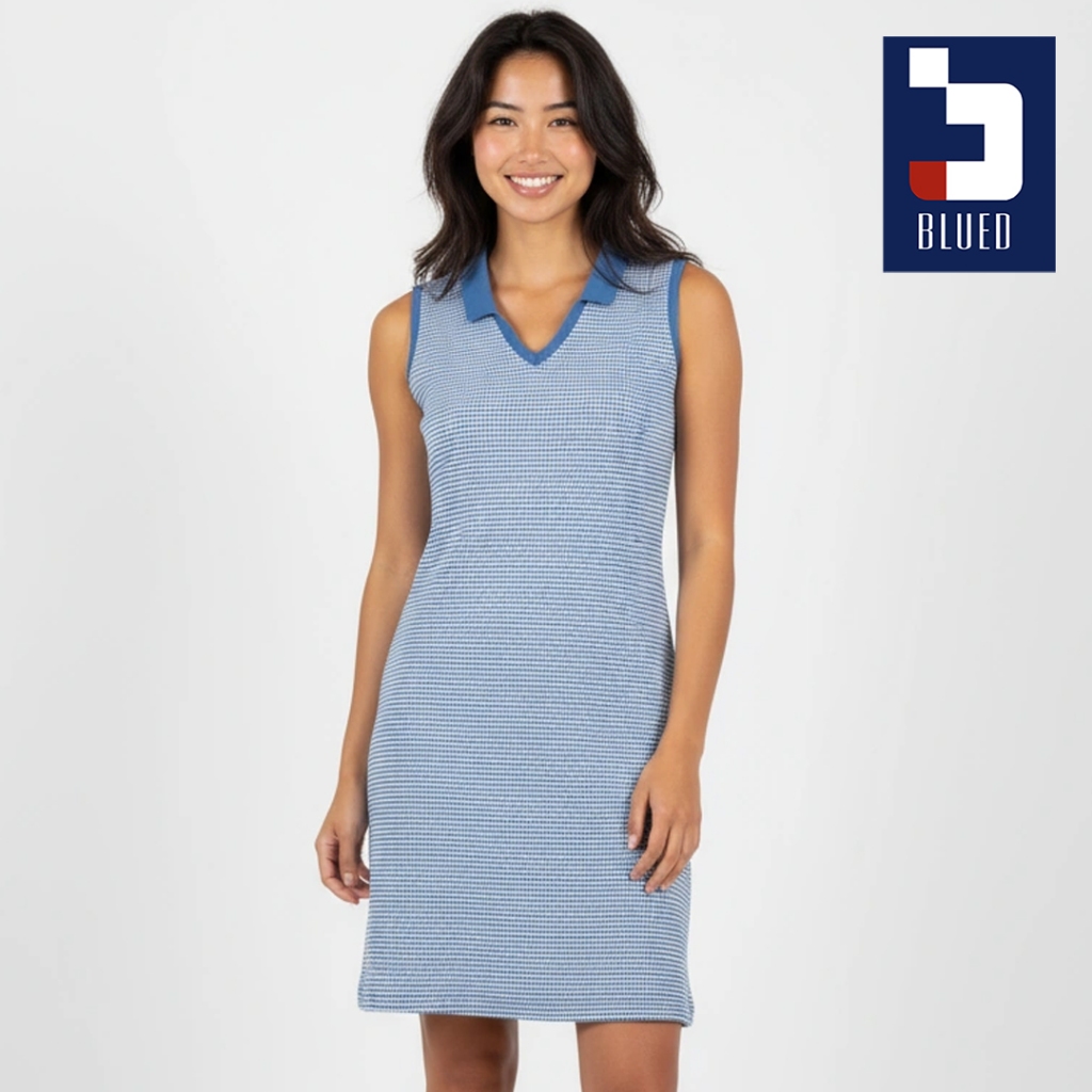 blued clothing dress Light Blue Mid Length Shirt Dress L