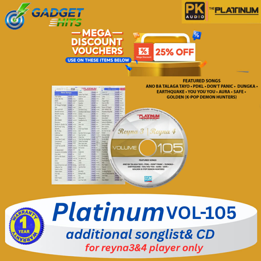 The Platinum Reyna 3 / Reyna 4 CD Updated Volume 105 with additional ...