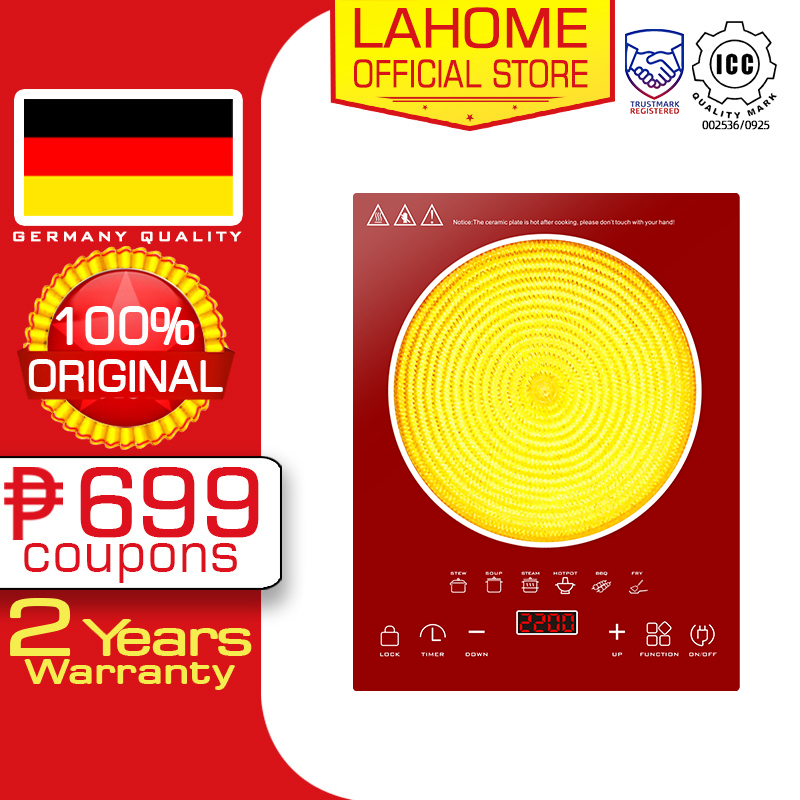 LAHOME Electric Inverter Ceramic Stove Induction Cooker Infrared Burner ...