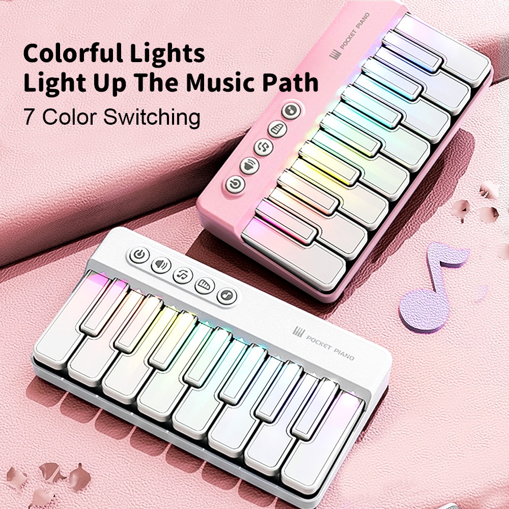 TinyTots Mini Electric Piano Keyboard Piano Electronic Keyboard ...