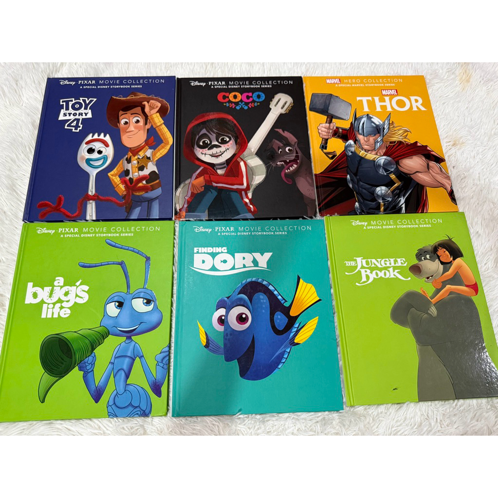 Pixar movie collection bundle of 5 large books good as new | Shopee ...