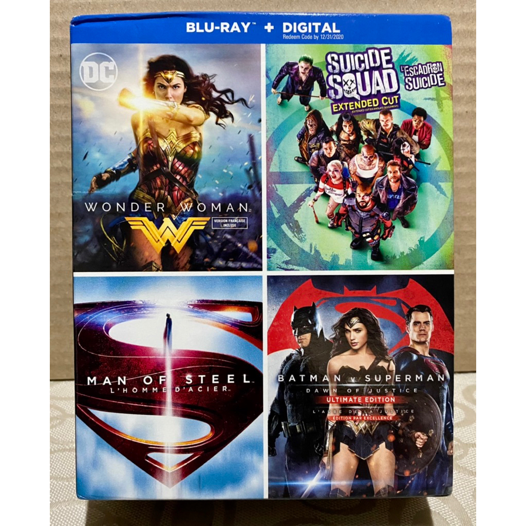 4 ACTION-PACKED FILMS FROM THE DC UNIVERSE - Blu-Ray Box Set | Shopee ...
