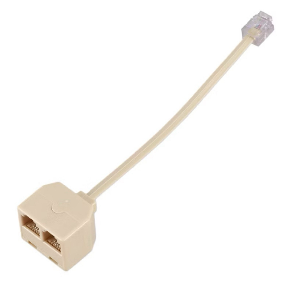 Rj11 2 Way Female splitter telephone line adapter junction box 4 core ...