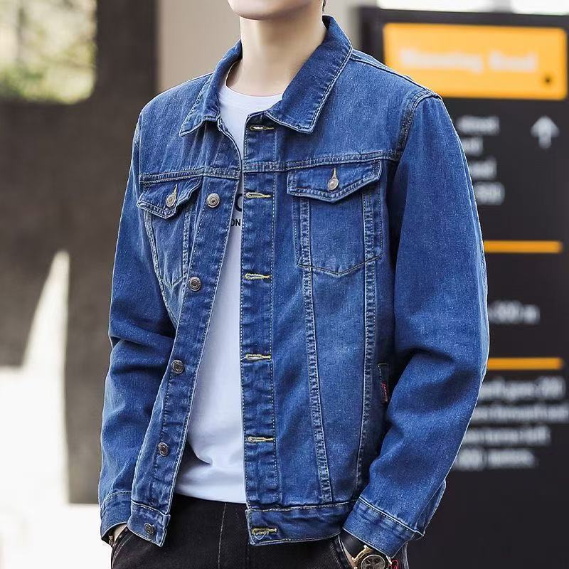 Men's Maong Jacket 4 colors Denim Jacket M-L-XL-2XL-3XL | Shopee ...