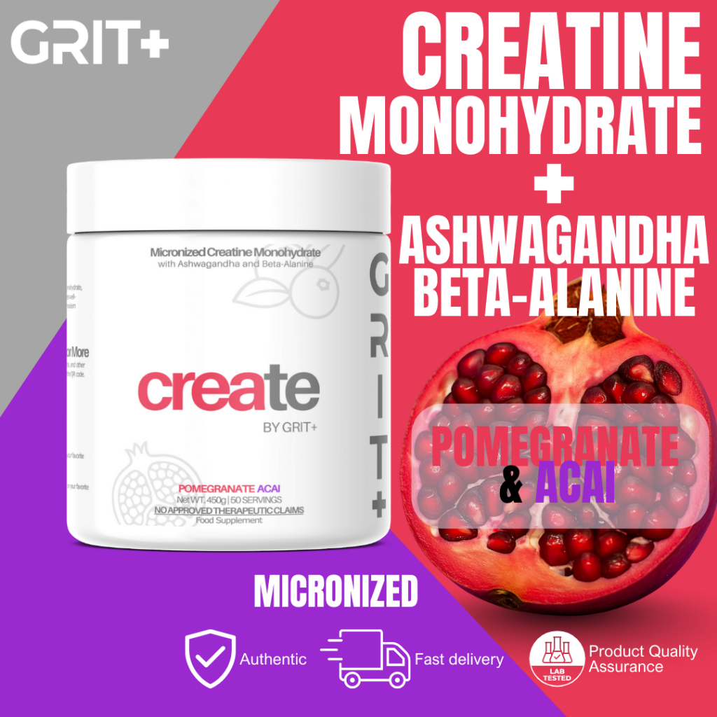 CREATE Micronized Creatine Monohydrate with Ashwagandha and Beta ...