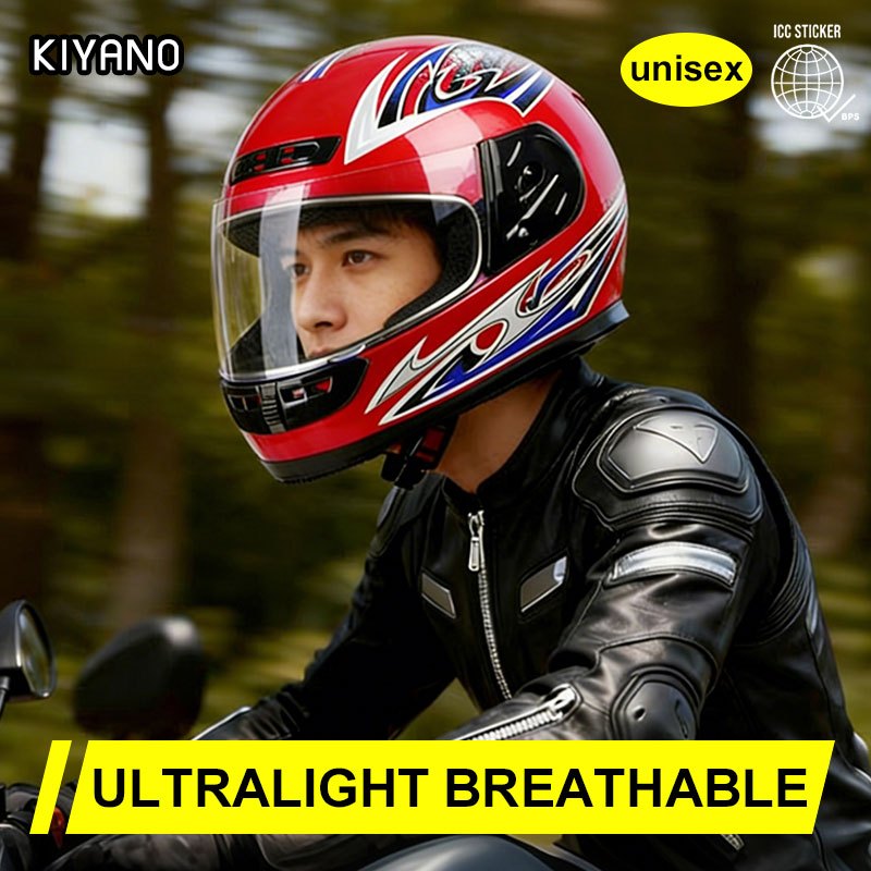 Motorcycle Helmet Full Face High definition anti-fog breathable ...
