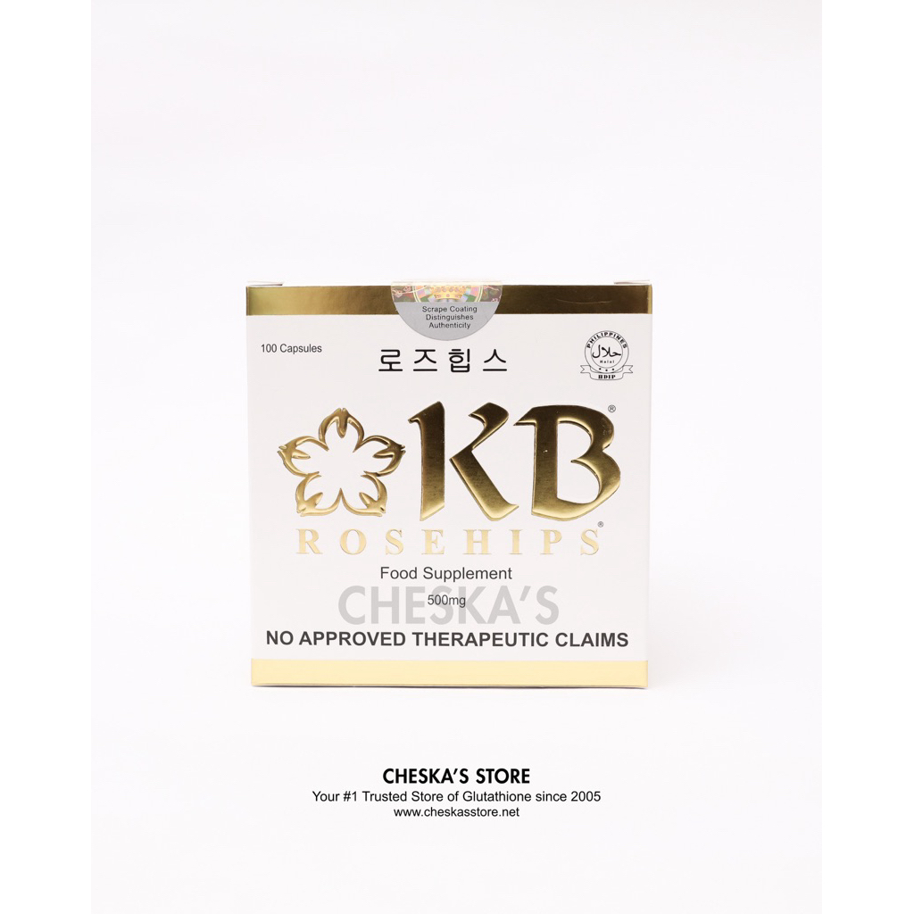 KB Rosehips Vitamin C 100 capsules | Cheskas Store