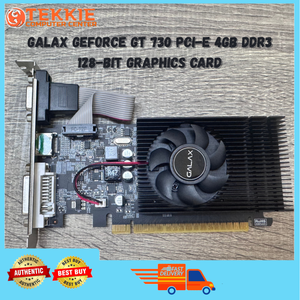 GeForce GT 730 PCI-E 4GB DDR3 128-Bit Graphics Card | Shopee Philippines