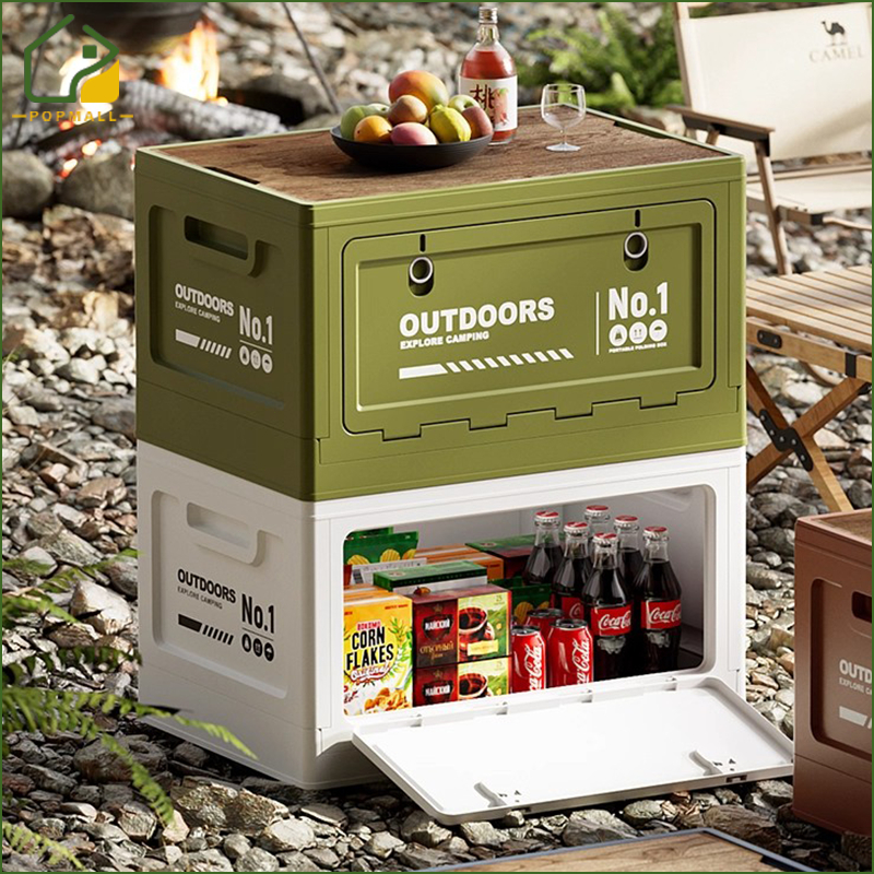 POP 27L/50L Outdoor Camping Box Storage Box Durable Cabinet Foldable ...